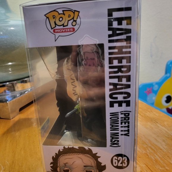 Texas Chainsaw Massacre Leather Face (Pretty Woman Mask) Hot Topic Excl Pop - Picture 2 of 7